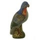 Danish clay piggy bank; parrot