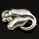 Georg Jensen 
Broche i 
Sterling Sølv 
#100B
Tegnet af 
Georg Jensen 
1866 - 1935
Stemplet med 
...