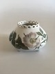 Royal 
Copenhagen Art 
Nouveau Vase 
with Pierced 
Top No 173/159. 
6.5 cm H (2 
9/16"). 9 cm 
dia (3 ...