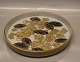 Royal 
Copenhagen 
Aluminia 
962-3726 RC 
Faience Bowl 4 
x 25 cm, Baca, 
Ellen Malmer