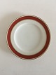Bing & Grondahl 
Egmont Luncheon 
Plate No 26. 
White with Wine 
Red Border and 
Gold Line. 21.5 
cm ...