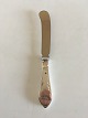 Georg Jensen 
Antik Sterling 
Sølv Smør Kniv 
No 046. Måler 
16 cm