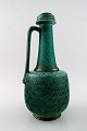 Wilhelm Kåge, Gustavsberg, Argenta Art deco stor vase/flaske.
