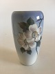 Royal 
Copenhagen Vase 
2630/1049 with 
Roses. 23 cm H 
(9 1/16"). 1st 
Quality. In 
perfect 
condition.