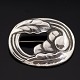 Georg Jensen 
Silver Brooch 
#18 1904-1908 
Hallmarks
Design by 
Georg Jensen 
1866 - 1935
Stamped ...