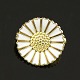 Bernhard Hertz 
Marguerit / 
Daisy Gilded 
Sterling Silver 
Brooch with 
White Enamel
Designed and 
...