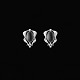 Georg Jensen 
Heritage 
årssmykke 2015. 
Øreclips med 
sort agat. 
Sterling Sølv 
925 ...