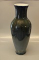 Stor Kongelig Dansk Vase Olivengrøn løbe- og krystalglasur ca 42 cm Valdemar 
Engelhardt VE