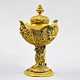 Parfume 
br&aelig;nder, 
bronze, 
Frankrig. 19. 
&aring;rh. Med 
l&aring;g. 
Dekoration i 
form af ...