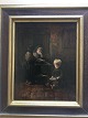 Jan C. Verburgh 
(født 1943):
3 børn i 
interiør.
Olie på plade.
Sign.: J.C. 
Verburgh
30x24 ...