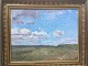 Henrik Schouboe 
(1876-1949):
Optrækkende 
skyer.
Olie på 
lærred.
Nyrenset.
Sign.: HS ...