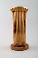 Tinos art deco vase i bronze.
