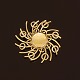 Anton 
Michelsen, 
København: 
Broche i 
forgyldt 
sterlingsølv D: 
4,5cm
Guld Købes. 
Sølv købes. ...