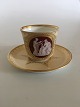 Royal 
Copenhagen 
Early Cup and 
saucer with 
Thorvaldsen 
Motif from 
1860-1880
In good ...