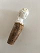 Royal 
Copenhagen 
Antique Stopper 
in Bisque with 
motif of 
Greek/Roman 
head 1820-1850
Måler ...