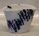 Royal Copenhagen  367 RC Vase blue decoration Ivan Weiss 14.5 x 18.5 cm