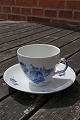 Blue Flower Plain Danish porcelain. Settings coffee cups No 8261 of 2 items