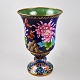Cloisonne gulv 
vase. 20. årh. 
Kina. 
Dekorationer 
med blomster og 
sommerfugle. H: 
32 ...