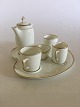 Bing & Grondahl 
Mocha Set, with 
tray, Jug, 
Creamer, Two 
Cups and Sugar 
Bowl. In nice 
condition, ...
