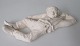 Carlsen, Poul 
Hauch (1921 - 
2006) Danmark: 
En liggende 
klovn, der 
trækker sig 
selv. Stentøj. 
...
