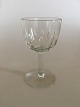 Holmegaard 
Murat 
Hvidvinsglas 
12.1 cm H. 6.6 
cm dia. Oliver 
Slibning. Glat 
rund stilk. Fra 
...