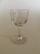 Holmegaard 
Murat 
Hedvinsglas 9.5 
cm H. Ca. 5 cm 
dia. Oliver 
Slibning og 
glat rund 
stilk. Fra ...