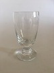 Holmegaard 
Almue Beer 
Glass. 14 cm H. 
6.8 cm 
diameter. 
Design by Per 
Lütken