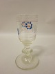 Snapseglas 
emaljemalet
Emaljemalet 
snapseglas fra 
ca. 1880
Bemærk: 2 
meget små 
kanthak under 
...