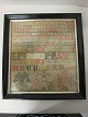 Sampler, 
embroider from 
1886 in the 
original ...
