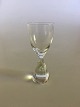 Priscesse 
Snapsglas fra 
Holmegaard. 9 
cm H. Designet 
af Bent O. 
Severin for 
Kastrup 
Glasværk i ...