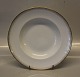 18 pcs in stock
022 Large rim 
soup bowl 24 cm 
(322) Luna: 
White base, 
gold rim 
decoration, 
form 601