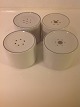 Blåkant fajance 
porcelæn fra 
Aluminia og 
Royal 
Copenhagen. 
Kongelig 
fajance 
porcelæn.
 Salt og ...