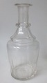 Dansk slebet 
glas karaffel, 
19. årh.
