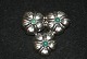 Broche i 
Jugendstil sølv
Stempel: 830S,
Sølvsmed:  
utydeligt 
stempel
Størrelse: 37 
x 35 ...