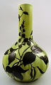 Art Nouveau stor vase i fajance, Gunnar Wennerberg, Gustafsberg 1898.