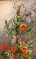 Drews, Svend 
(1919 - 2003) 
Danmark: 
Blomster. 
Pastel på 
papir. 
Signeret: Sv D. 
50 x 32 ...