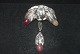 Art Nouveau 
Brooch with 
pendant in 
silver
Stamp: 900
Brooch size 68 
x 41 mm.
Pendant 60 x 
19 ...