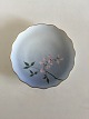 Bing & Grondahl 
Cake Plate with 
Flower 
Decoration and 
Goldrim. 17 cm 
diameter.