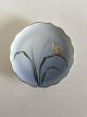 Bing & Grondahl 
Cake Plate with 
Flower 
Decoration and 
Goldrim. 17 cm 
diameter.