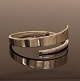 Georg Jensen: bangle, Sterling. 6,7x6,7cm. W: 50gr