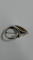 Hans Hansen 
sterling silver 
925s Measures 
4.3cm x 2.8cm.