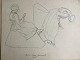Karen-Aase 
Cavling 
(1898-1975):
Skitser af 
læsende kvinde 
1917.
Bly på papir.
Sign.: ...