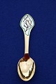 Michelsen Christmas spoon 
1997 of Danish gilt sterling silver