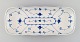 Bing & Grondahl/ B&G blue fluted rectangular large celery dish.
