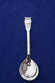 Danish silver flatware, Serving spoon 18.5cm with 
Owl