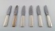 Georg Jensen Sterling Silver Block / Acadia.
6 knives.