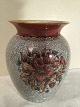 Dahl Jensen, 
Krakelevase 
with floral 
motif # 593, 
20cm high, 2nd 
grade * Nice 
condition *