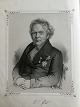 Emilius 
Bærentzen 
(1799-1868):
Portræt af 
Minister A.S. 
Ørsted 
(1778-1860).
Litografi på 
...