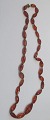 Dansk rav kæde 
af polerede 
stykker, ca. 
1900. Længde: 
58 cm. 
Flot arbejde!