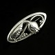 Georg Jensen. 
Sterling silver 
Brooch #17
Designed by 
Georg Jensen 
1866 - 1935
Stamped with 
...